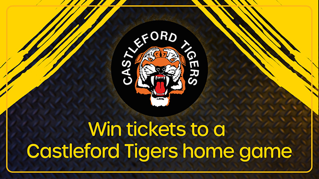 Win tickets to a Castleford Tigers home game