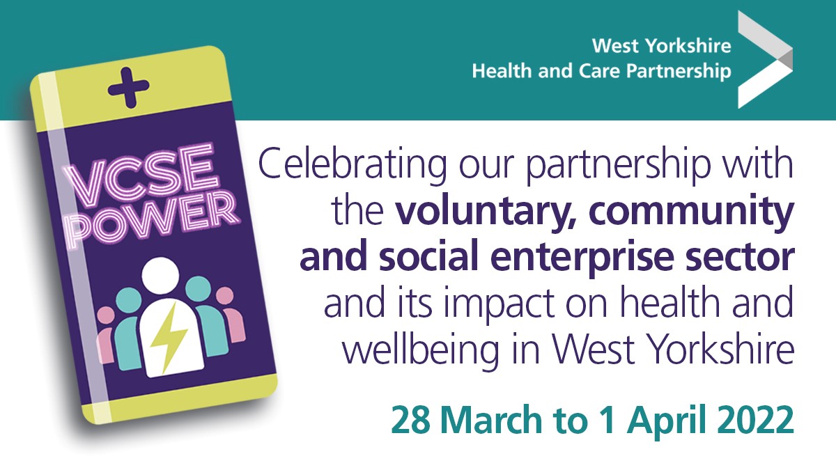 VCSE Power showcase - celebrating the positive impact on health outcomes of the Voluntary, Community and Social Enterprise sector