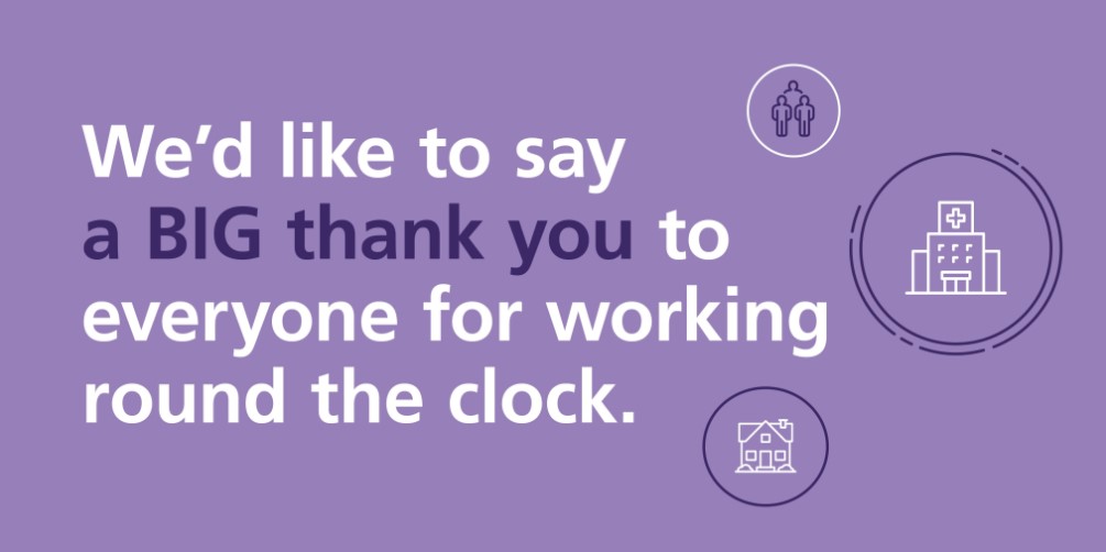 thank you for working around the clock