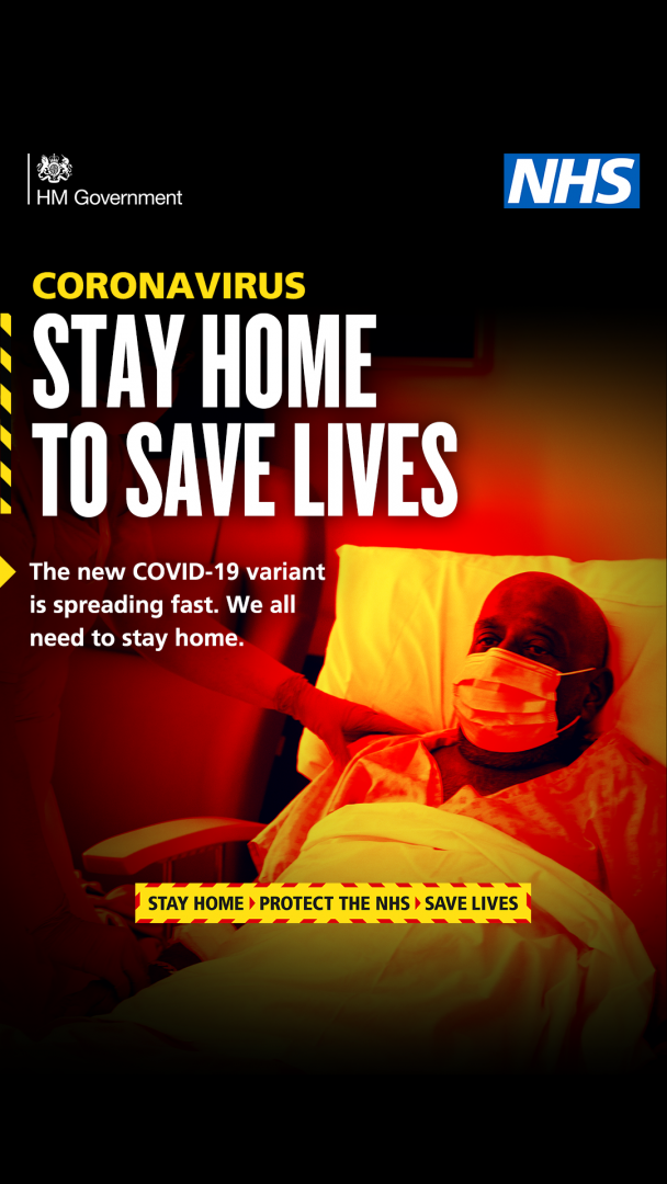 Stay home to save lives