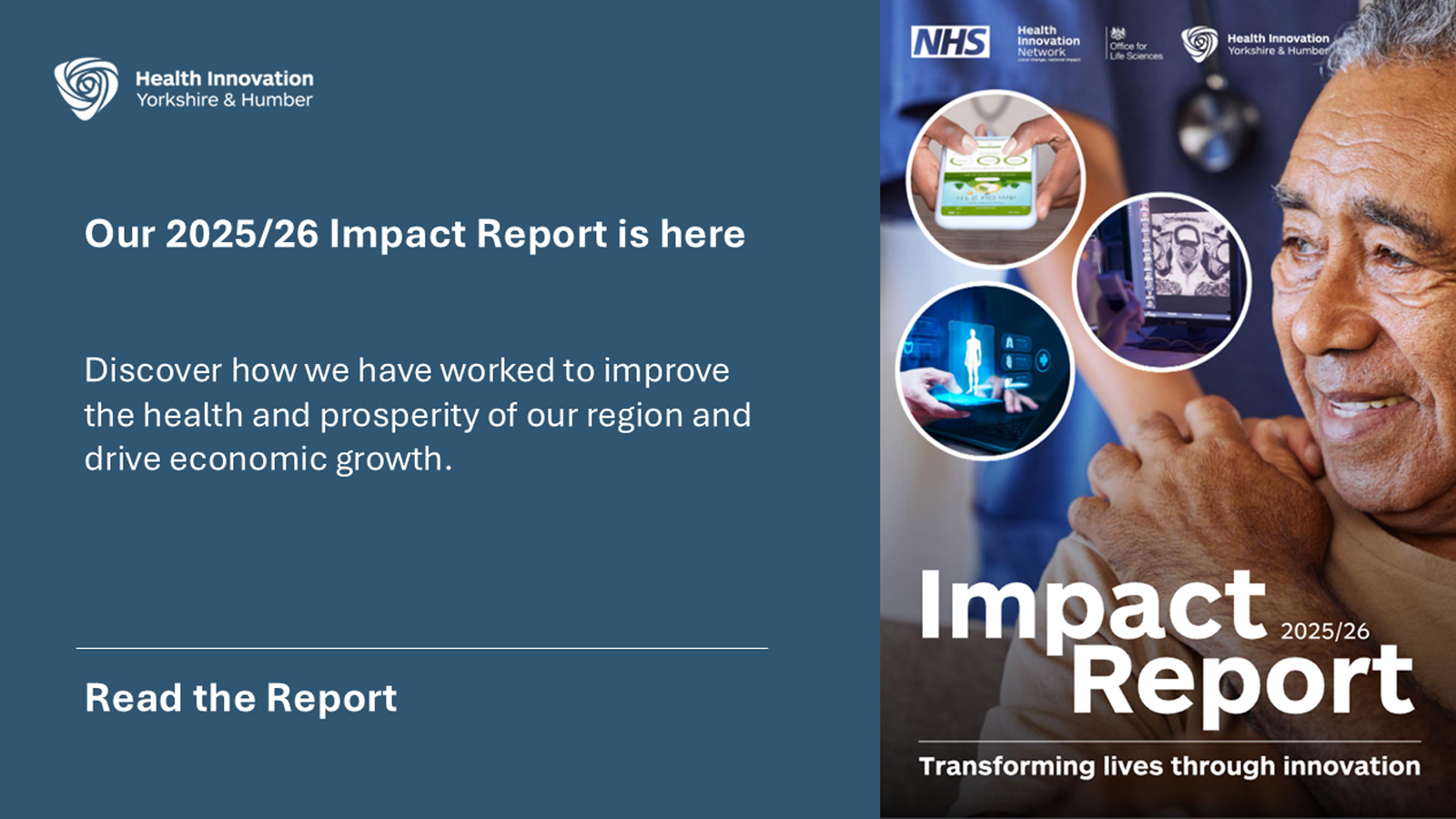 mpact Report - decorative cover grphic