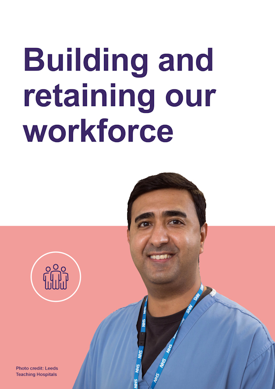 Joint forward plan chapter cover - building and retaining our workforce