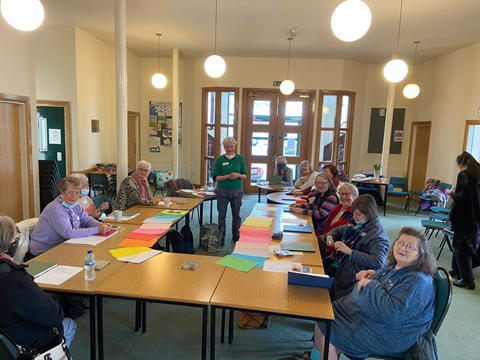 Members of the Living Well Calderdale Womens Cancer Support Network