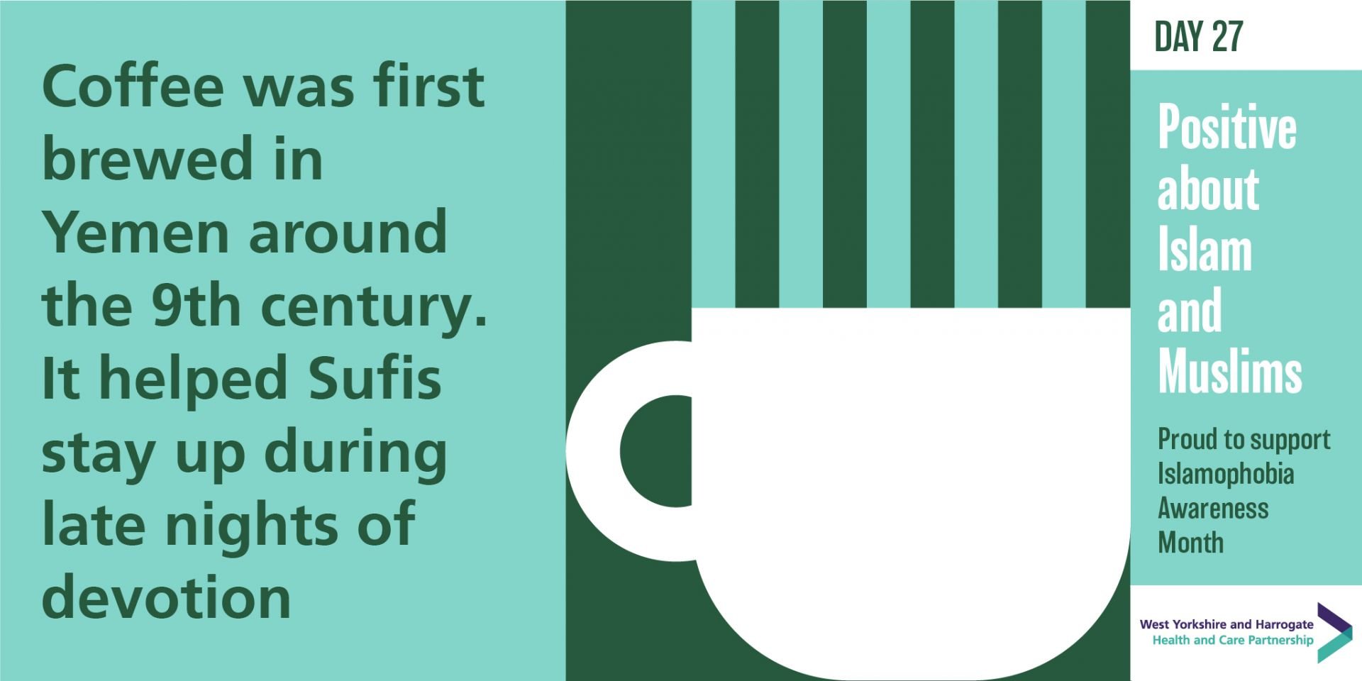 Infographic: "coffee was first brewed in Yemen in the 9th century"