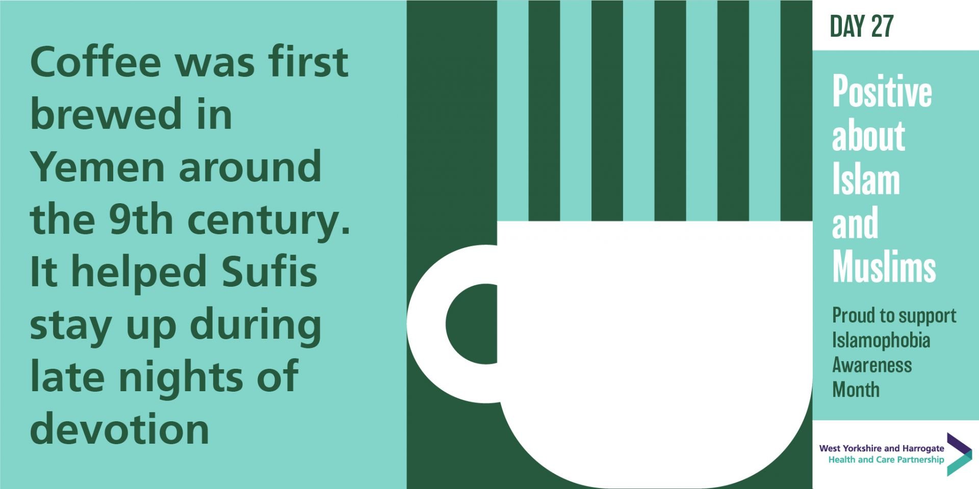 Infographic: "coffee was first brewed in Yemen in the 9th century"