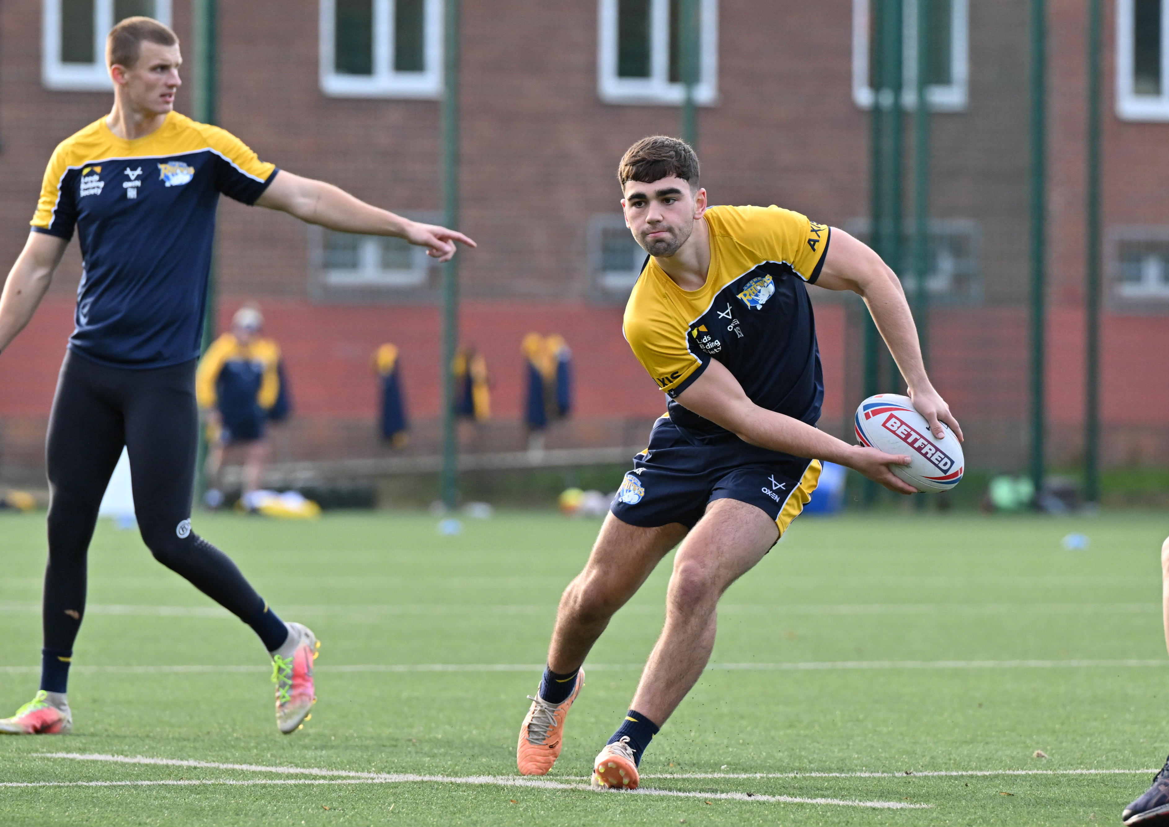 Leeds Rhinos player Jack Sinfield pictured on the pitch.jpg