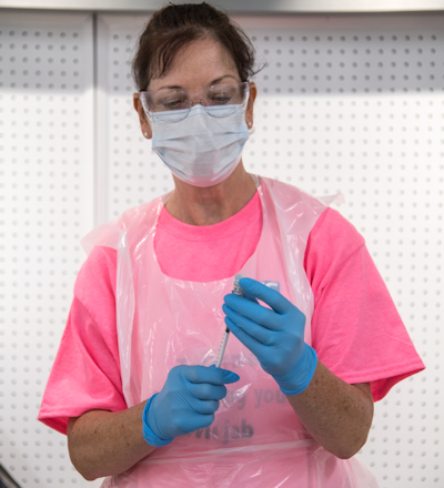 Mased medical scientist - photo credit Leeds Teaching Hospitals