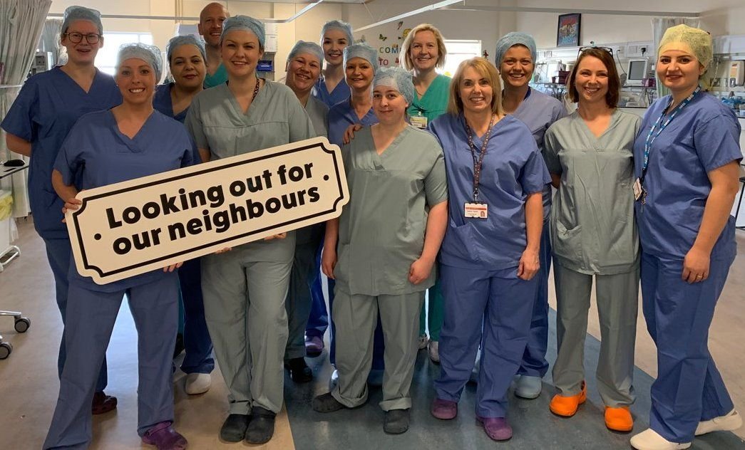 Airedale theatre nurses looking out for our neighbours
