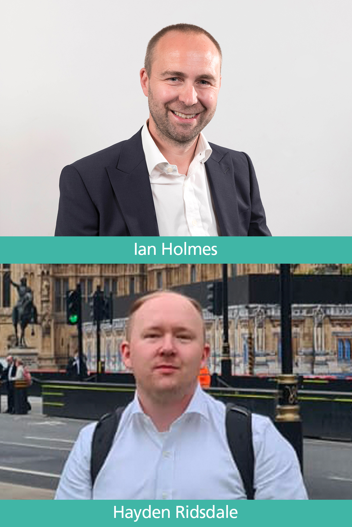 Ian Holmes and Hayden Risdale