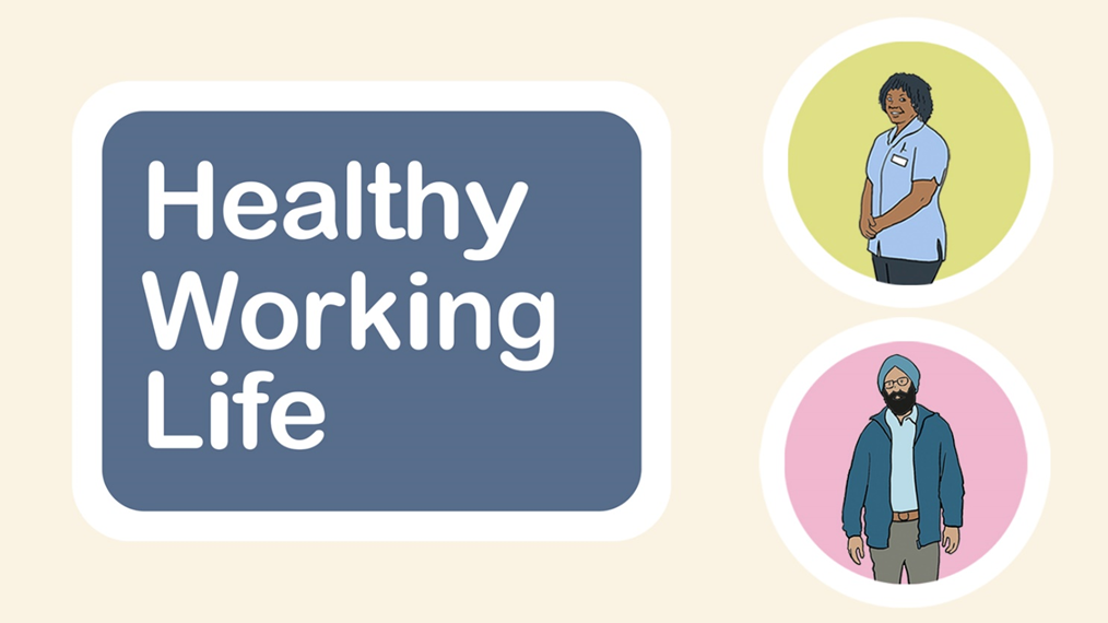 Image reading Healthy Working Life