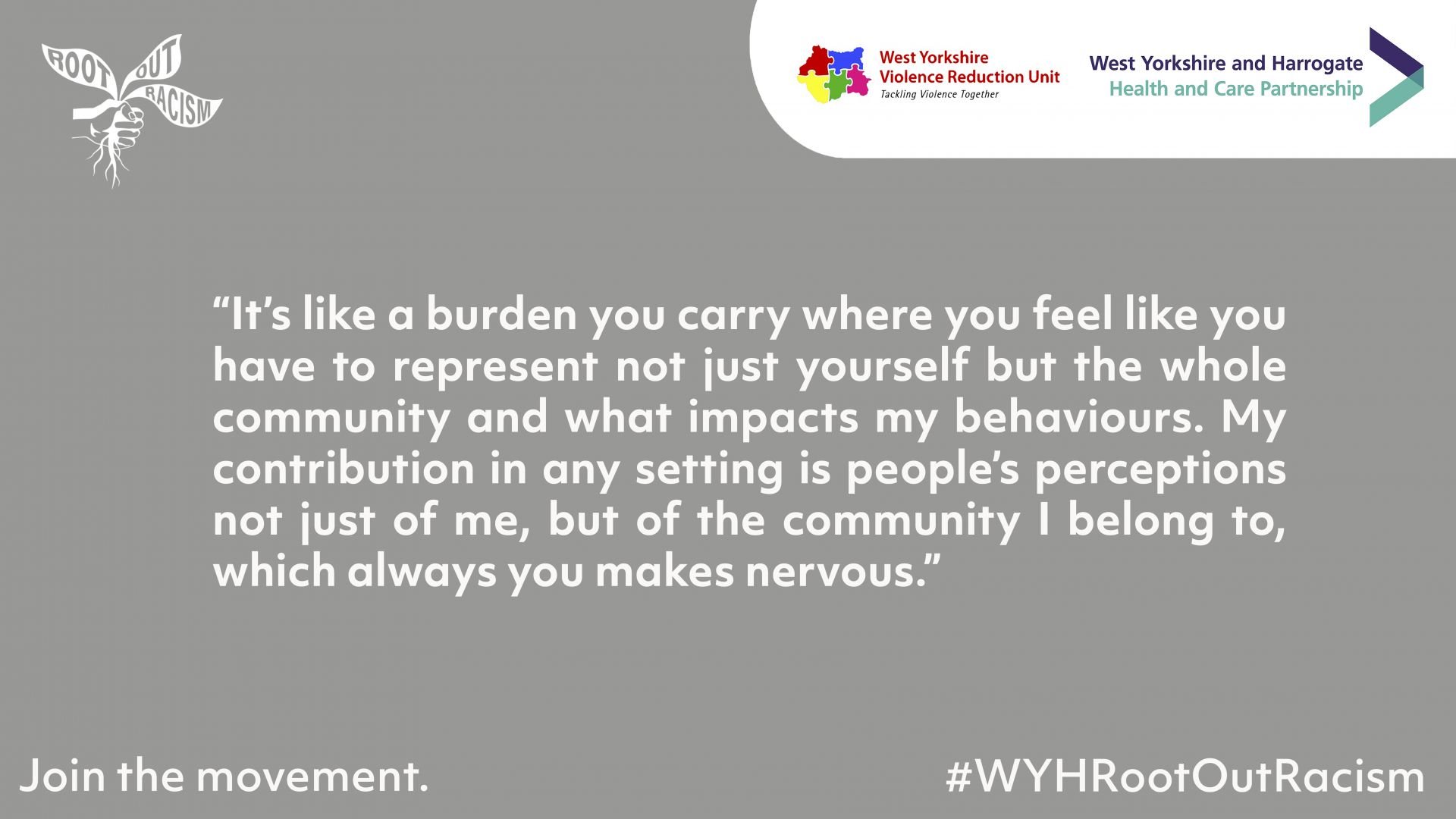 “It’s like a burden you carry where you feel like you have to represent not just yourself but the whole community and what impacts my behaviours, my contribution in any setting is people’s perceptions not just of me, but of the community I belong to, which makes you always nervous.”