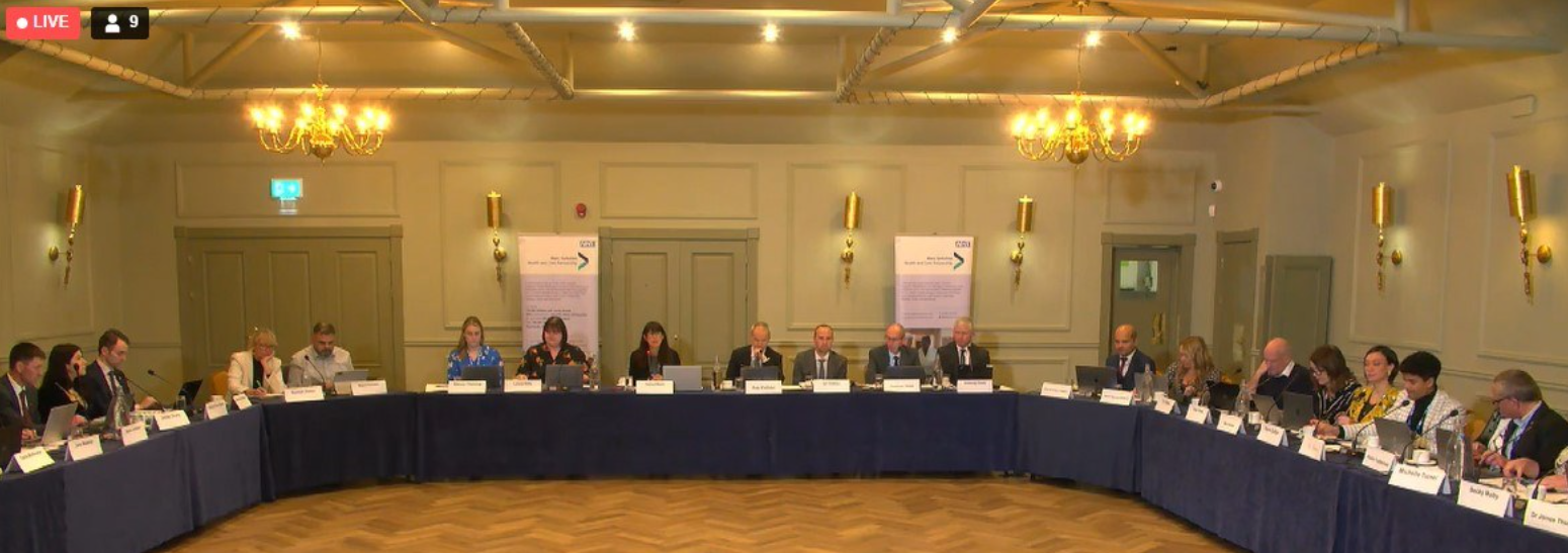 ICB Board meeting November 2022 - screenshot of livestream
