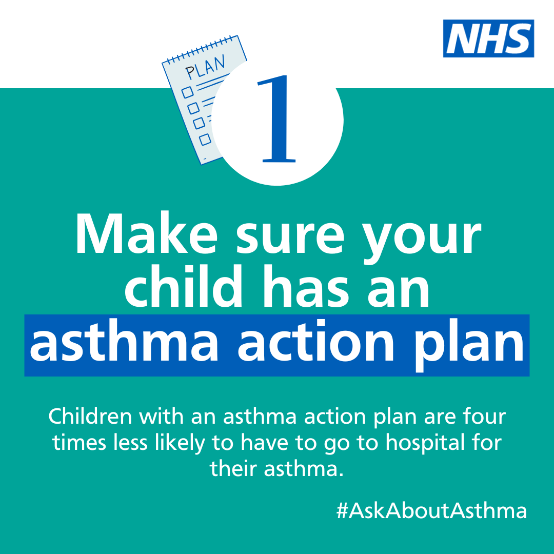 Make sure your child has an asthma plan