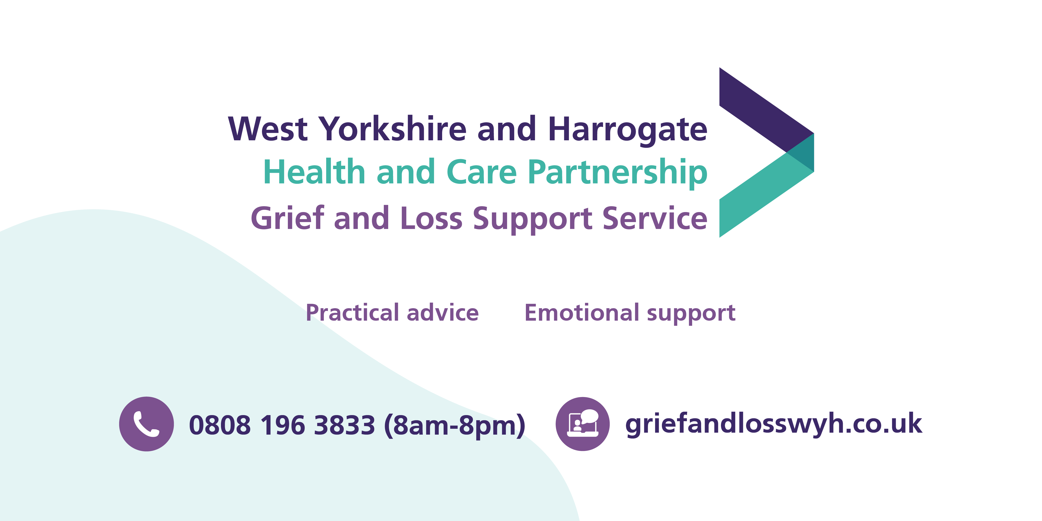 West Yorkshire and Harrogate Health and Care Partnership grief and loss service