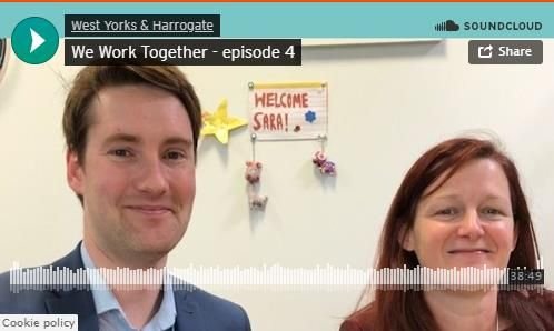 We Work Together podcast - Keir Shallaker and Sara Munro