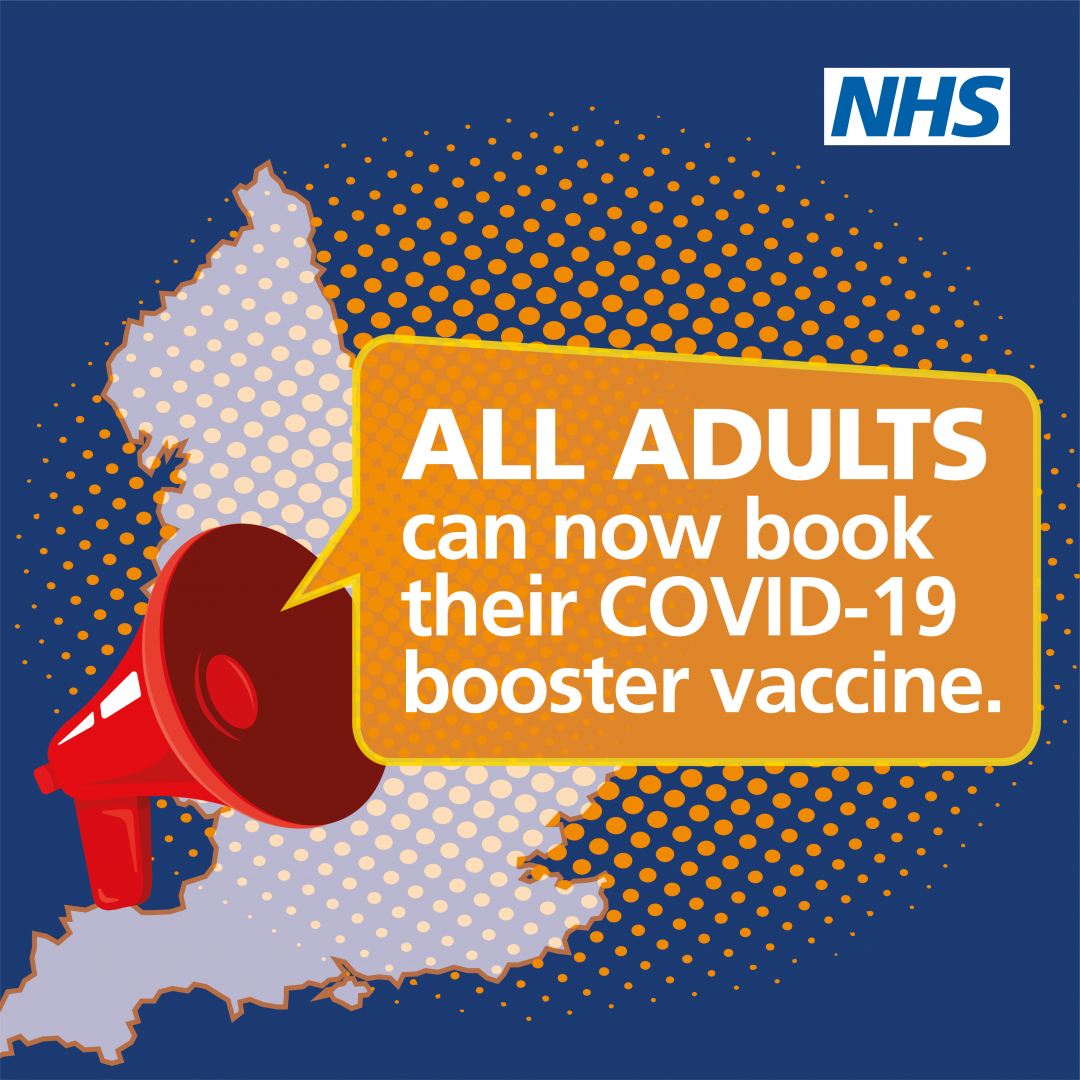 All adults can now book their COVID-19 booster vaccine