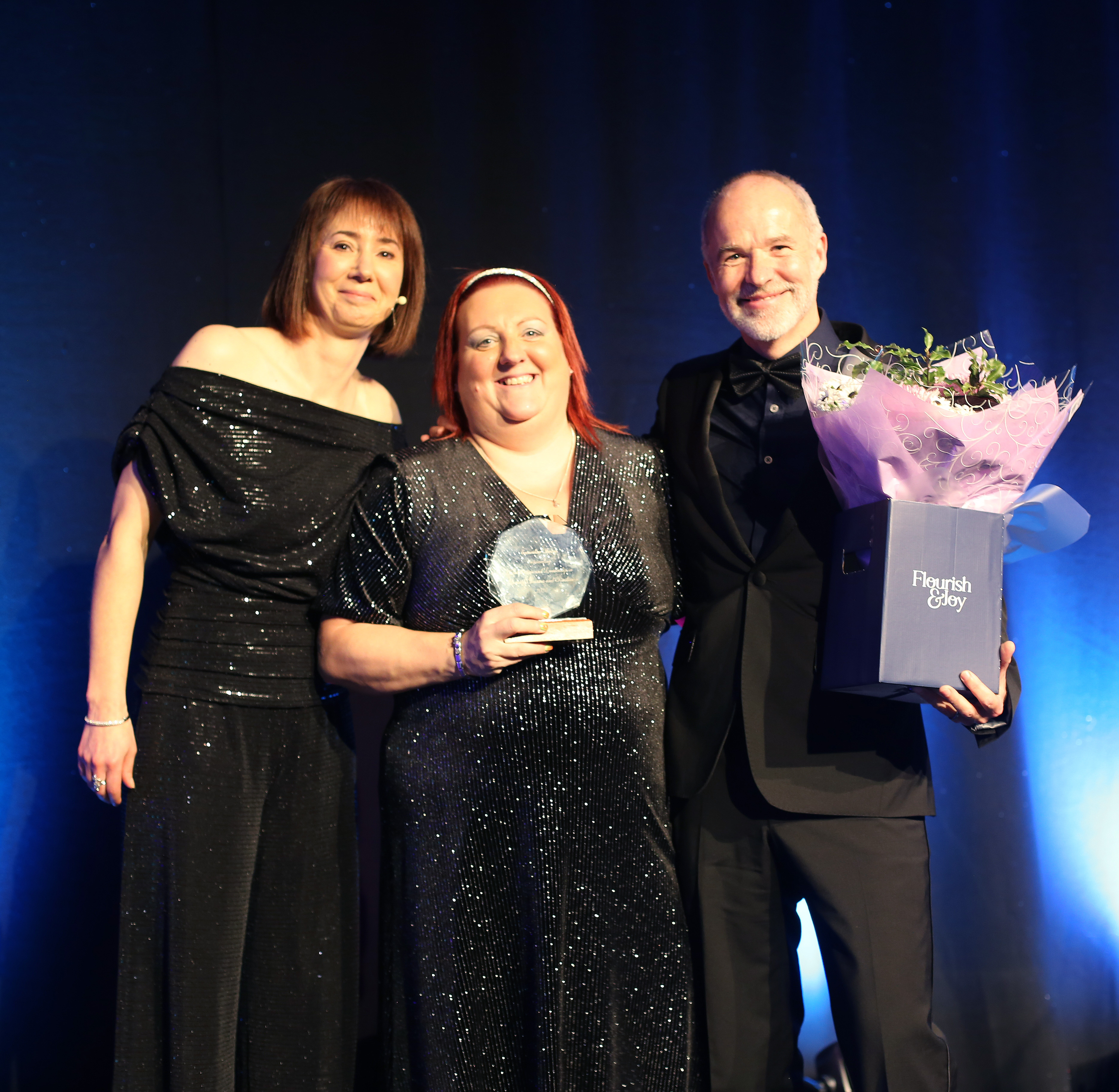 Left to right: Tanya Arnold, Emm Irving, Rob Webster