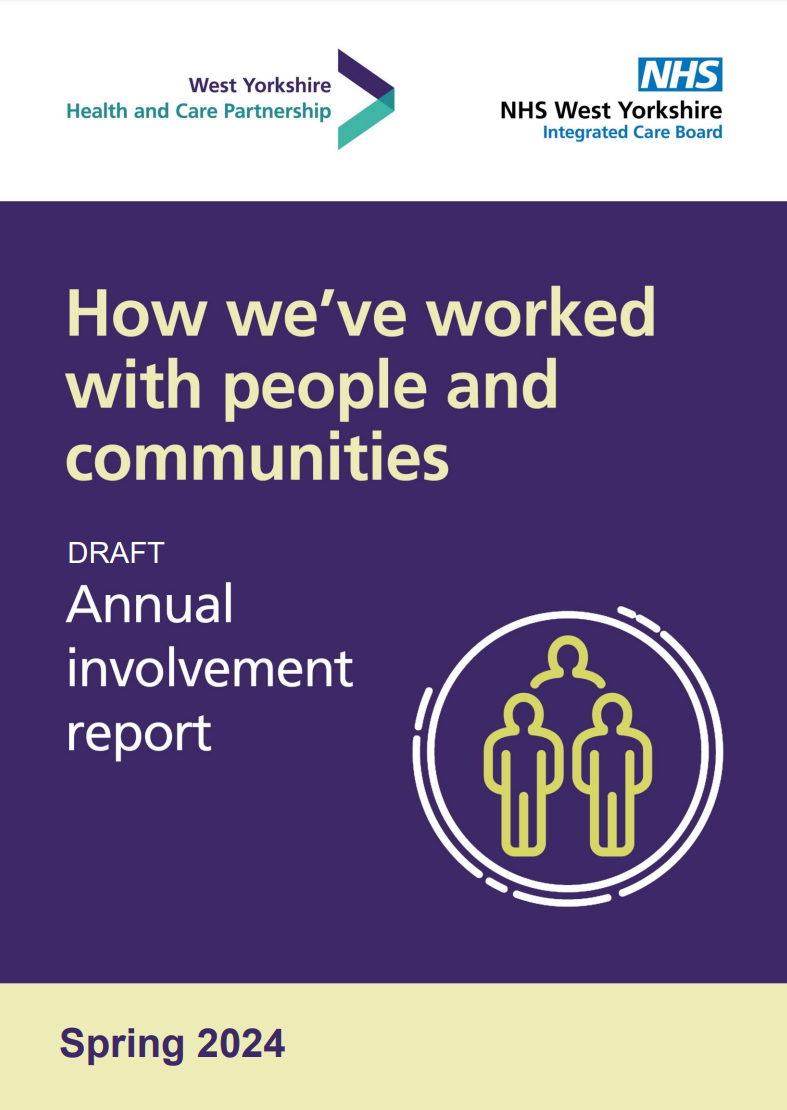 Public Involvement Report 2023-24 front cover